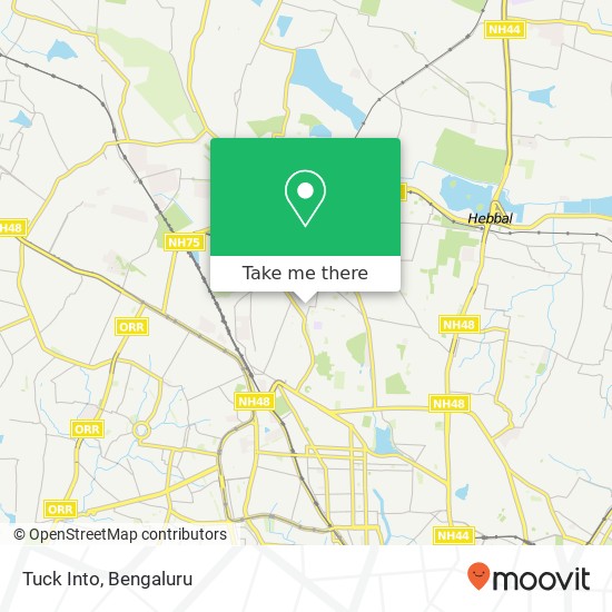 Tuck Into, Triveni Road Bengaluru KA map