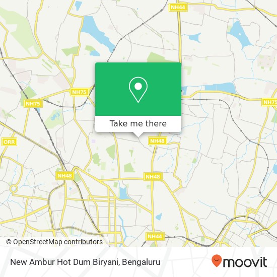 New Ambur Hot Dum Biryani, Sanjay Nagar Main Road Bengaluru 560094 KA map