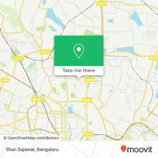 Shan Sajawat, 1st Main Road Bengaluru KA map