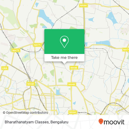 Bharathanatyam Classes map
