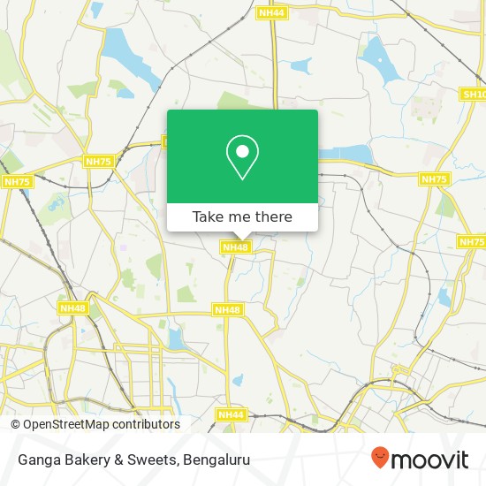 Ganga Bakery & Sweets, 1st Main Road Bengaluru 560032 KA map