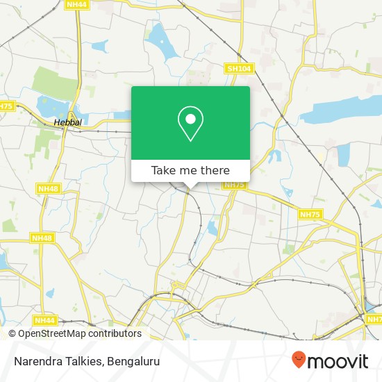 Narendra Talkies map