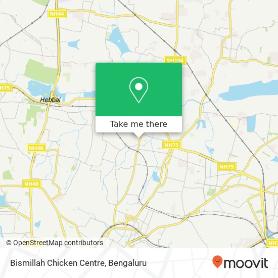 Bismillah Chicken Centre, Haji Ibrahim Sahib Road Bengaluru KA map