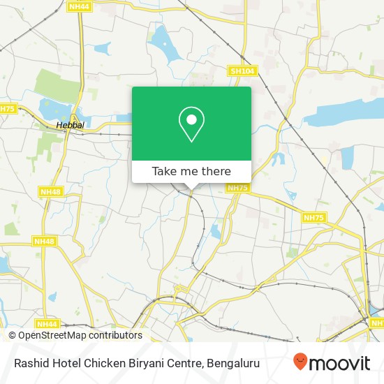 Rashid Hotel Chicken Biryani Centre, Arabic College Main Road Bengaluru KA map