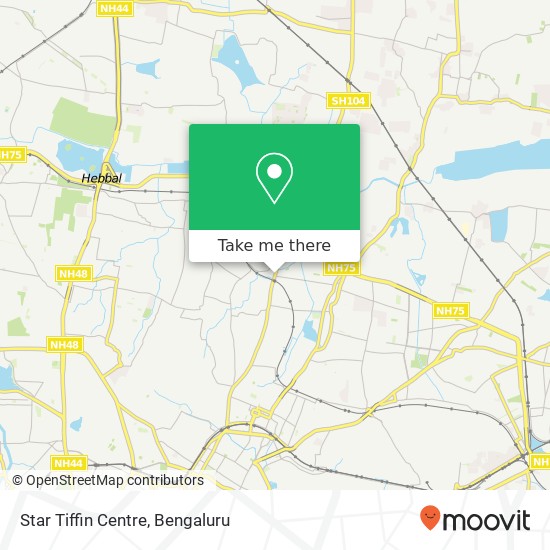 Star Tiffin Centre, G M R Circle Bengaluru KA map