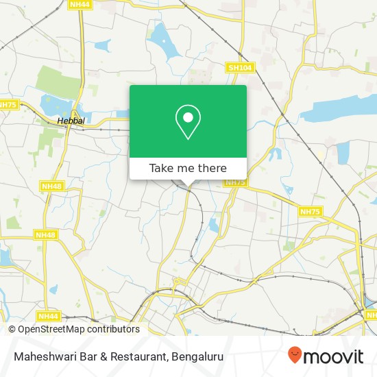 Maheshwari Bar & Restaurant, 1st Main Road Bengaluru 560045 KA map