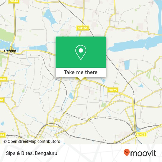 Sips & Bites, Hennur Main Road Bengaluru 560043 KA map