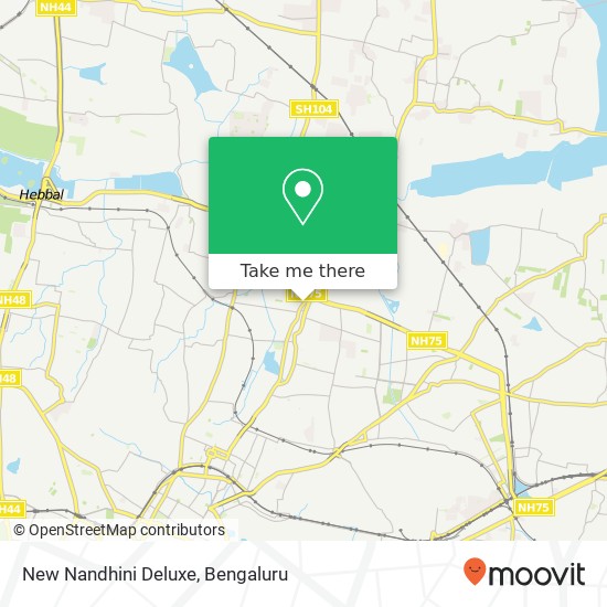 New Nandhini Deluxe, 80 Feet Road Bengaluru 560043 KA map