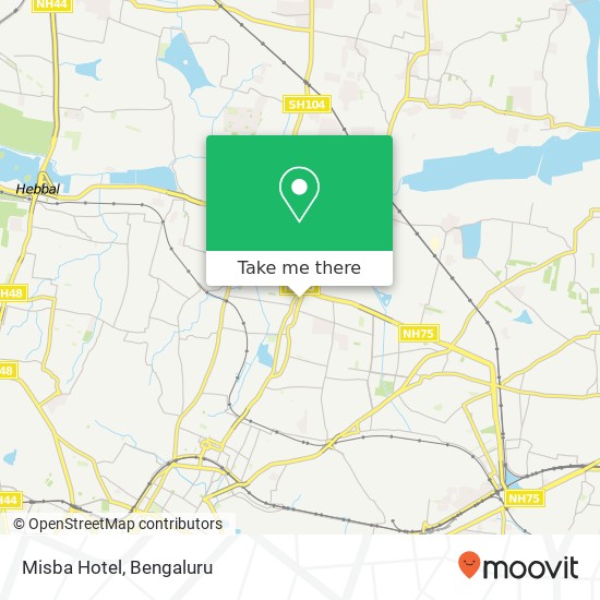 Misba Hotel, 3rd Main Road Bengaluru 560043 KA map