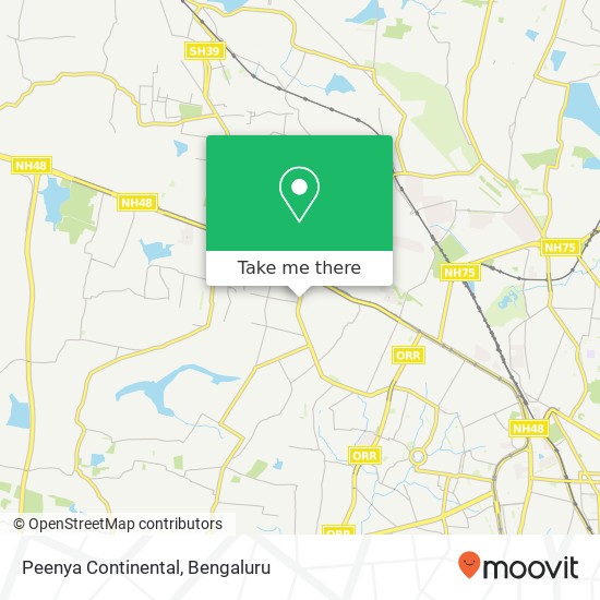 Peenya Continental, Ring Road Bengaluru 560058 KA map