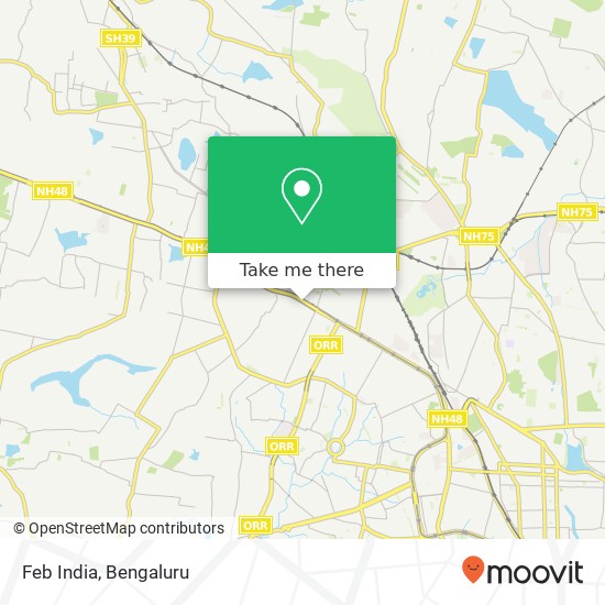 Feb India, Service Road Bengaluru 560058 KA map