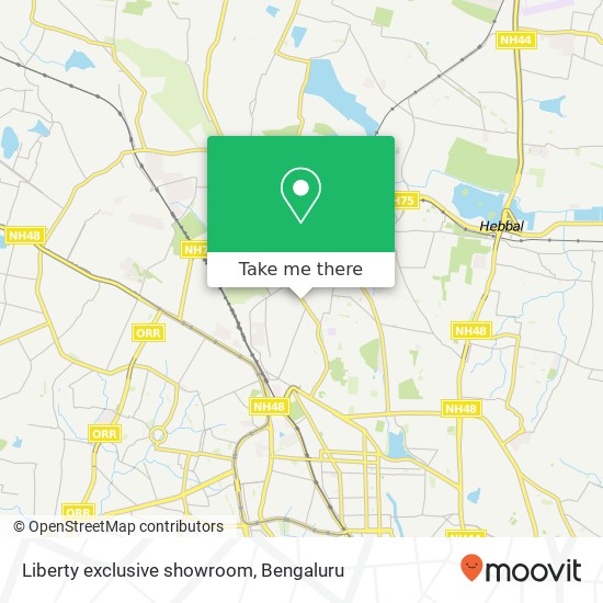 Liberty exclusive showroom, M S Ramaiah Main Road Bengaluru 560054 KA map