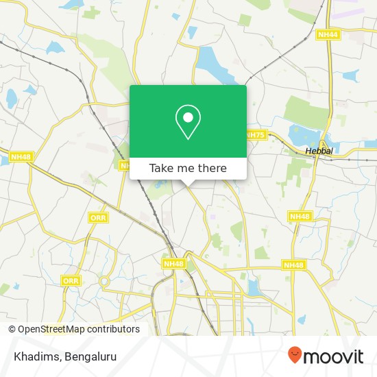 Khadims, M S Ramaiah Main Road Bengaluru KA map