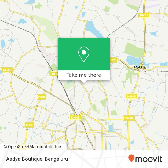 Aadya Boutique, 3rd Main Road Bengaluru KA map
