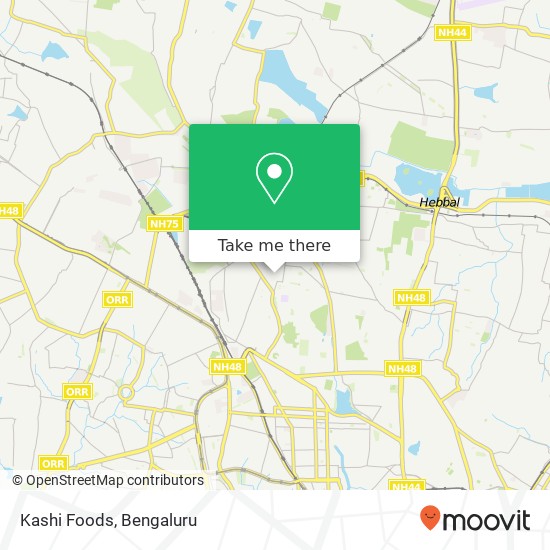 Kashi Foods, 4th Cross Road Bengaluru KA map