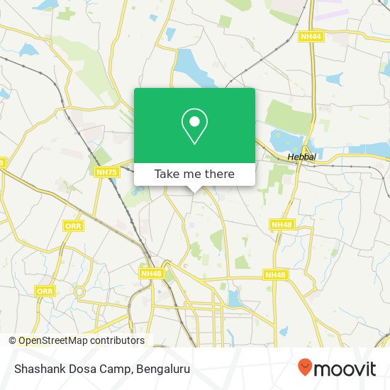 Shashank Dosa Camp, Pipeline Road Bengaluru 560054 KA map