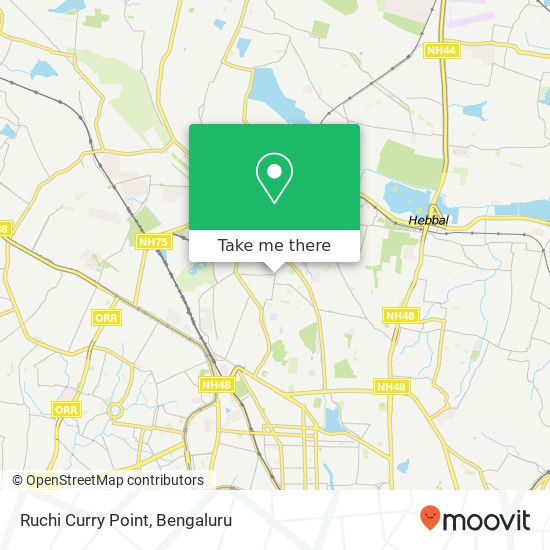 Ruchi Curry Point, 6th Main Road Bengaluru KA map