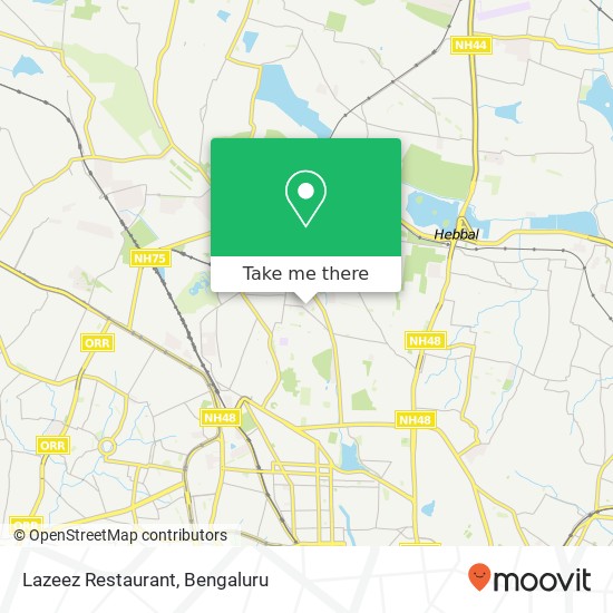 Lazeez Restaurant, 3rd Main Road Bengaluru 560054 KA map