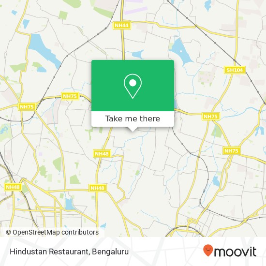 Hindustan Restaurant, 2nd Cross Road Bengaluru 560032 KA map