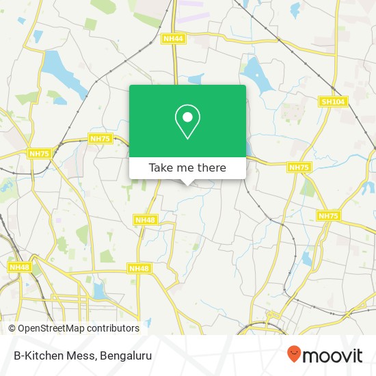 B-Kitchen Mess, 1st Main Road Bengaluru 560032 KA map