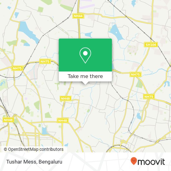 Tushar Mess, 2nd Cross Road Bengaluru 560032 KA map
