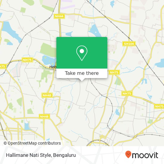 Hallimane Nati Style, 2nd A Cross Road Bengaluru 560032 KA map