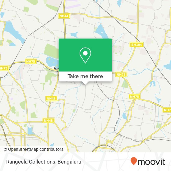 Rangeela Collections, Sultanpalya Main Road Bengaluru KA map