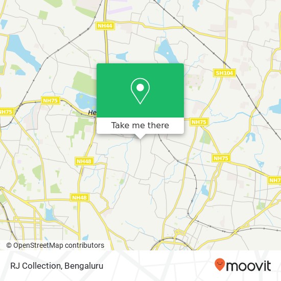 RJ Collection, Sultanpalya Main Road Bengaluru KA map