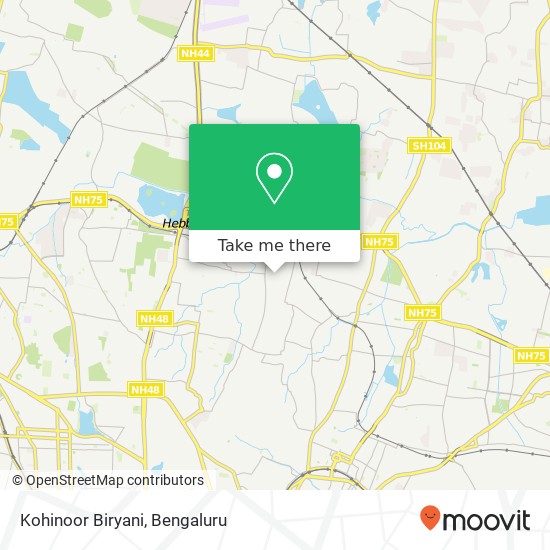 Kohinoor Biryani, Vishwanath Naganahalli Main Road Bengaluru 560032 KA map