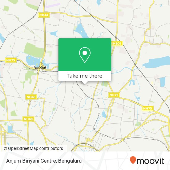 Anjum Biriyani Centre, A P J Abdul Kalam Road Bengaluru 560045 KA map
