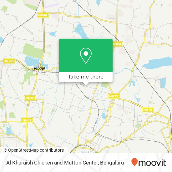 Al Khuraish Chicken and Mutton Center, A P J Abdul Kalam Road Bengaluru KA map