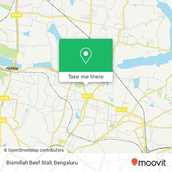 Bismillah Beef Stall, 5th Main Road Bengaluru 560043 KA map