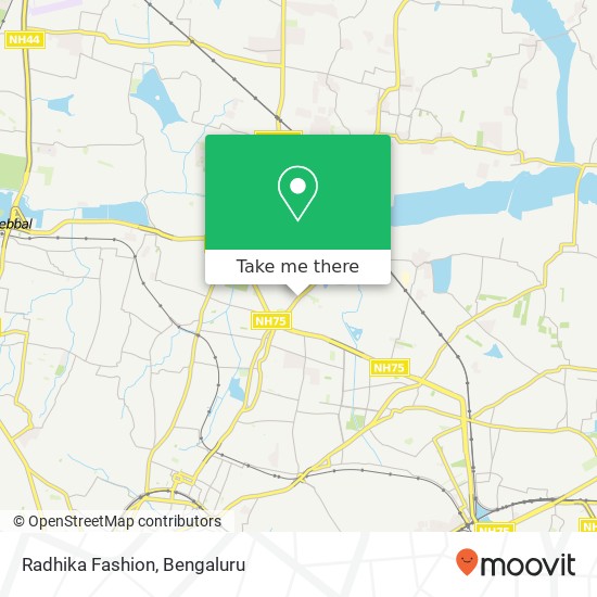 Radhika Fashion, Hennur Bagalur Main Road Bengaluru 560043 KA map