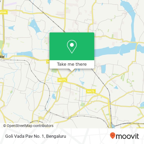 Goli Vada Pav No. 1, Hennur Bagalur Main Road Bengaluru 560043 KA map