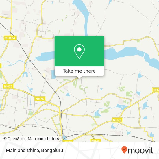 Mainland China, Dr Rajkumar Road Bengaluru 560043 KA map
