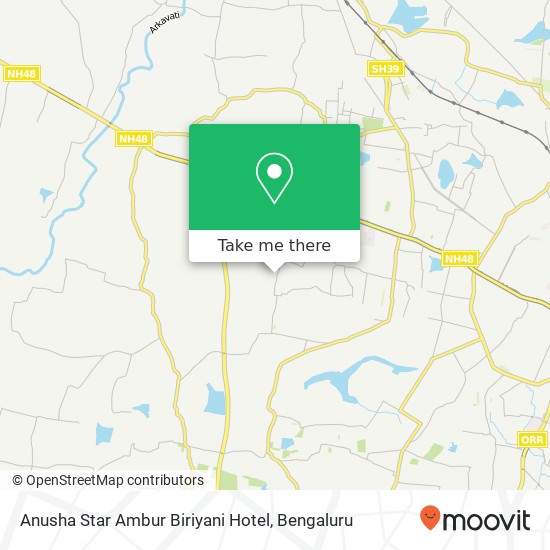 Anusha Star Ambur Biriyani Hotel, 1st Main Road Bengaluru 560073 KA map
