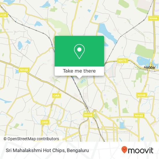Sri Mahalakshmi Hot Chips, 15th Cross Road Bengaluru 560054 KA map