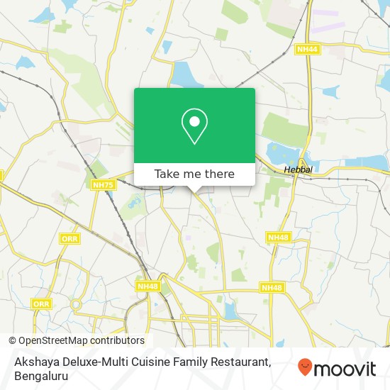 Akshaya Deluxe-Multi Cuisine Family Restaurant, 1st Cross Road Bengaluru 560054 KA map