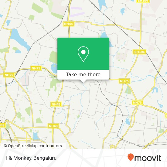 I & Monkey, Main Road Bengaluru 560032 KA map