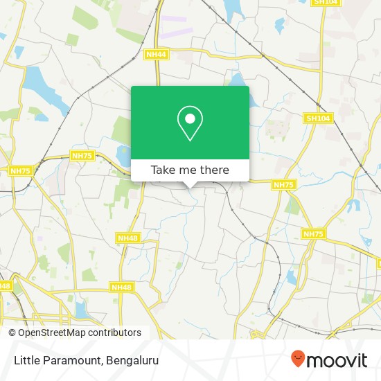 Little Paramount, Main Road Bengaluru 560032 KA map