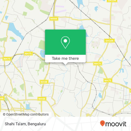Shahi Ta'am, Main Road Bengaluru 560032 KA map