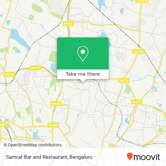 Samrat Bar and Restaurant, Main Road Bengaluru 560032 KA map