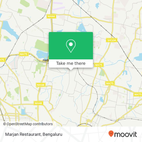 Marjan Restaurant, 6th Cross Road Bengaluru 560032 KA map