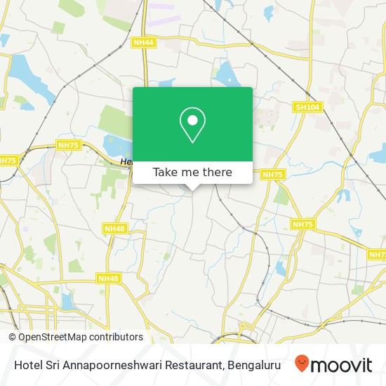 Hotel Sri Annapoorneshwari Restaurant, Sultanpalya Main Road Bengaluru 560032 KA map