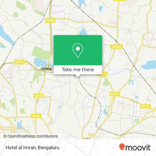 Hotel al Imran, 13th A Cross Road Bengaluru 560032 KA map