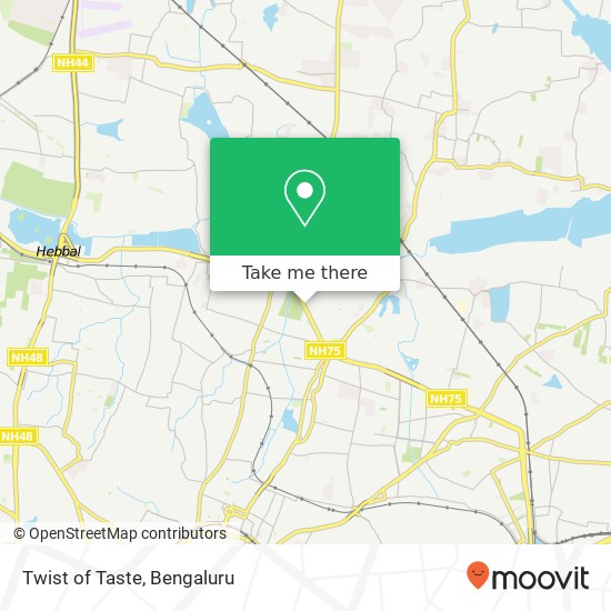 Twist of Taste, Outer Ring Road Bengaluru 560043 KA map