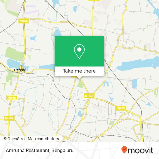 Amrutha Restaurant, Outer Ring Road Bengaluru 560043 KA map