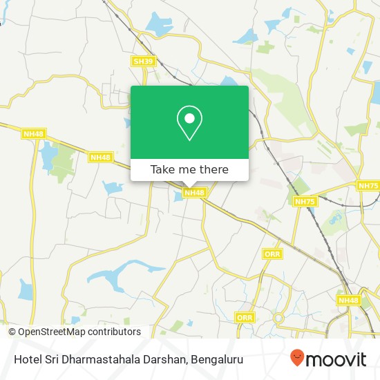 Hotel Sri Dharmastahala Darshan, Coconut Garden Road Bengaluru 560057 KA map