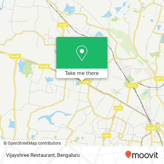 Vijayshree Restaurant, 60th Feet Isro Road Bengaluru 560058 KA map