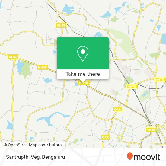 Santrupthi Veg, Chokka Sandra Main Road Bengaluru 560057 KA map